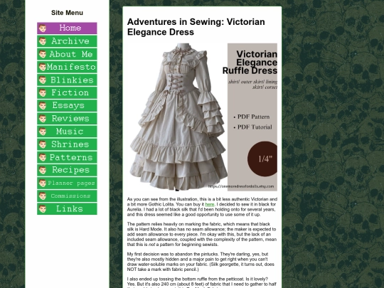 essays/victoriandress screenshot