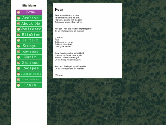 music/fear screenshot