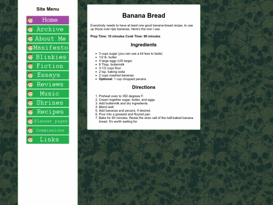 recipes/banana-bread screenshot