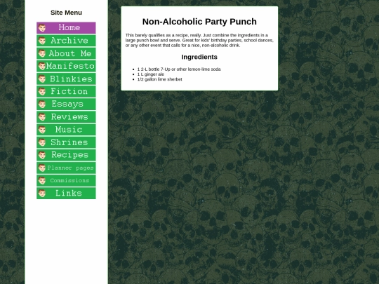 recipes/non-alcoholic-party-punch screenshot
