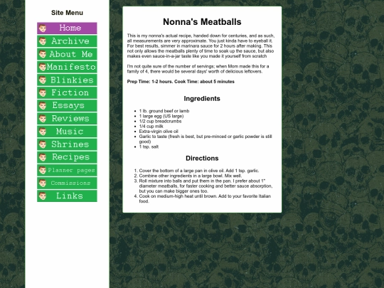 recipes/nonnas-meatballs screenshot