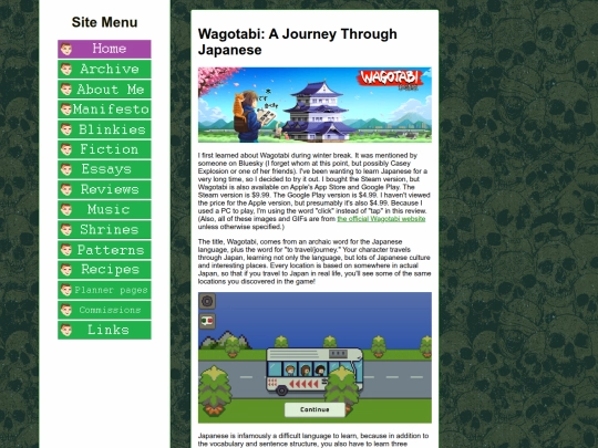 reviews/wagotabi screenshot