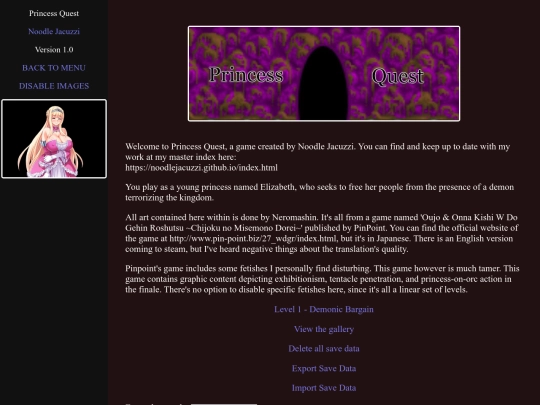 princess-quest screenshot
