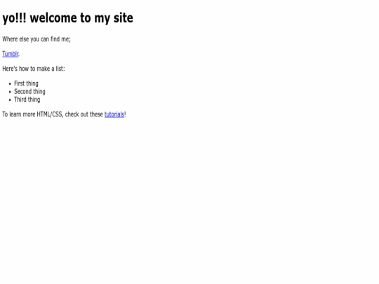index screenshot