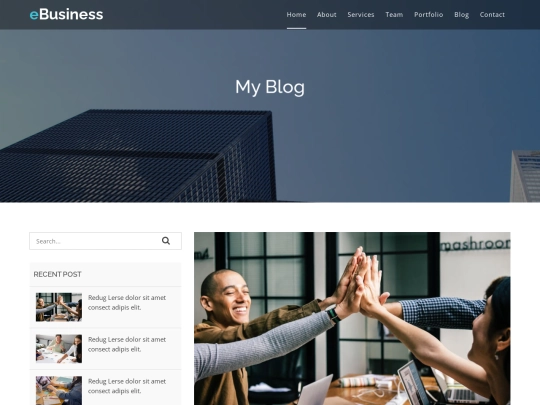 blog screenshot