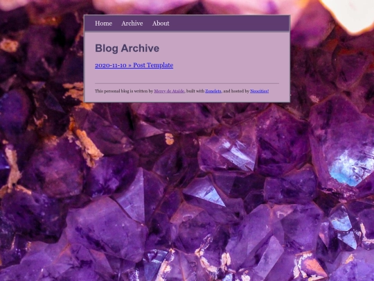 archive screenshot
