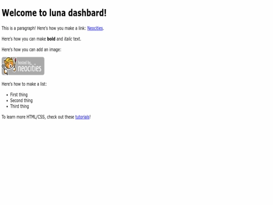 index screenshot