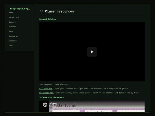 class screenshot