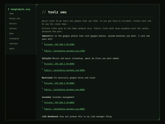 tools screenshot