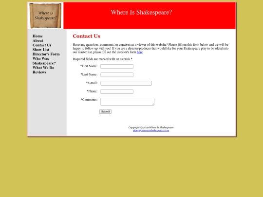 contact screenshot