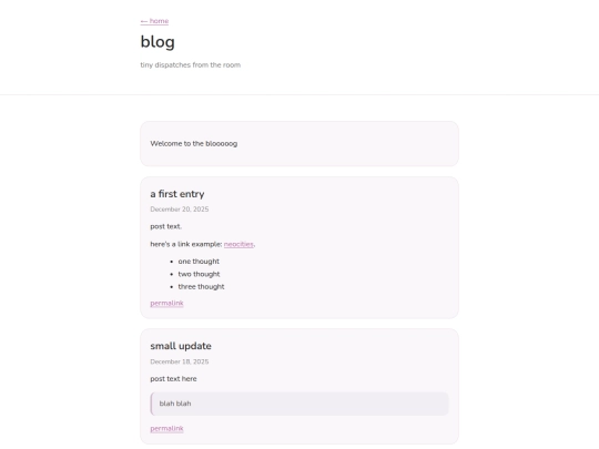 blog screenshot