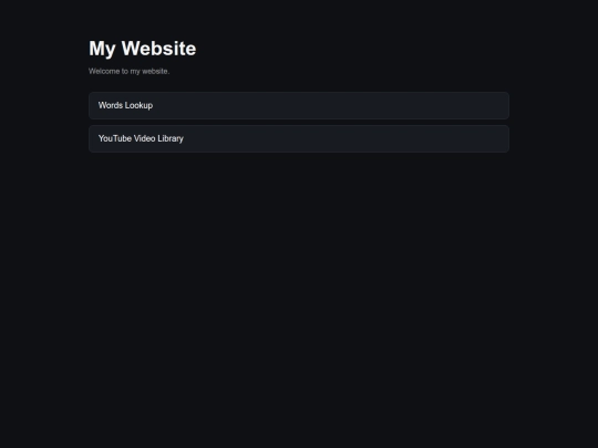 index screenshot