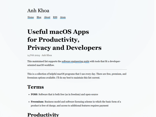 blog/useful-apps screenshot