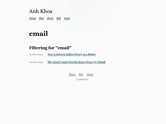 categories/email screenshot