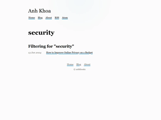 categories/security screenshot