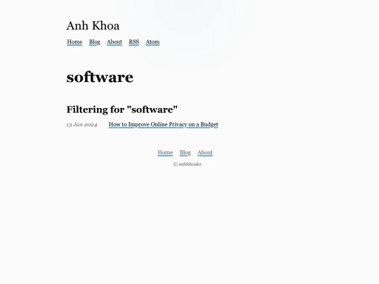 categories/software screenshot