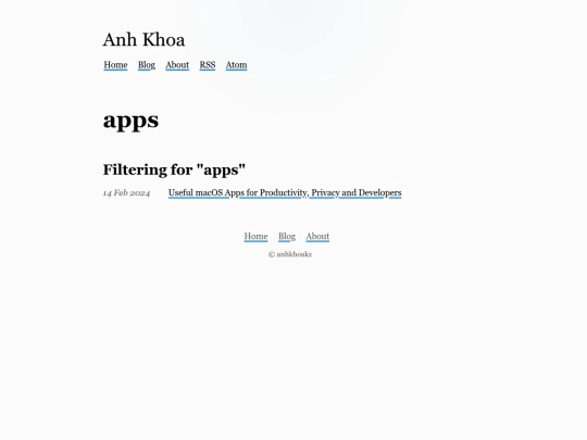 tags/apps screenshot