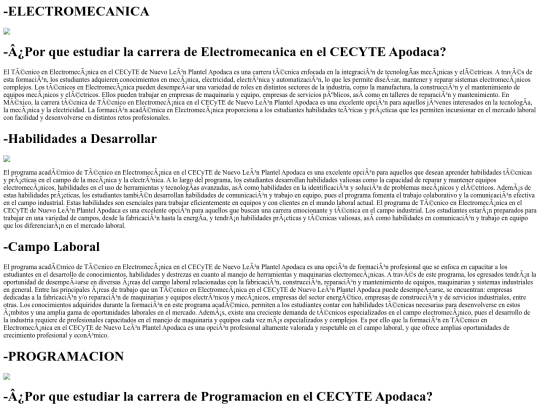 carreras screenshot