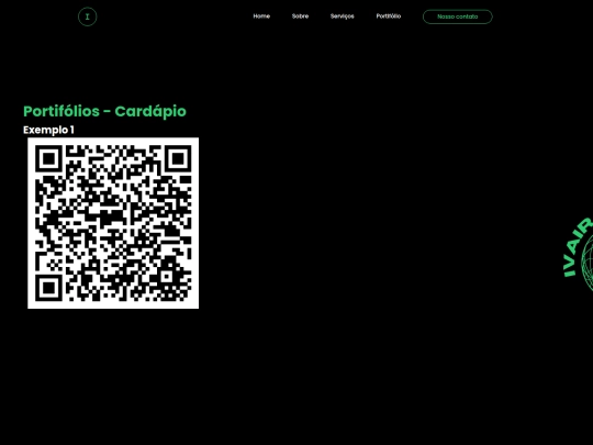cardapio screenshot