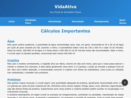 projeto/calculos screenshot
