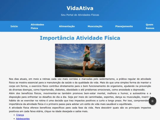 projeto/importanciaatfisica screenshot
