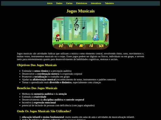 projetotarde/jogosmusicais screenshot