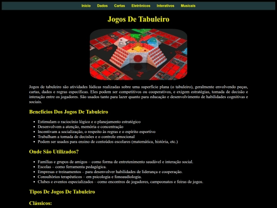 projetotarde/jogostabuleiro screenshot