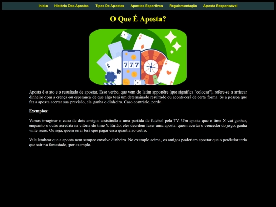 projetotarde/oqueeaposta screenshot
