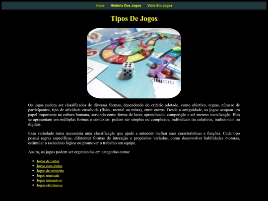 projetotarde/tipojogos screenshot