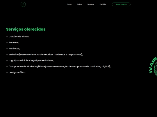 servicos screenshot