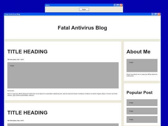 blog screenshot