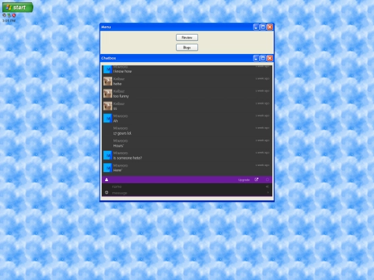 chatbox screenshot