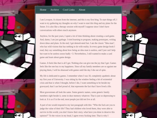 posts/2021-11-29-Lovepon-First-Blog screenshot