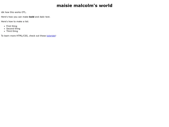 index screenshot
