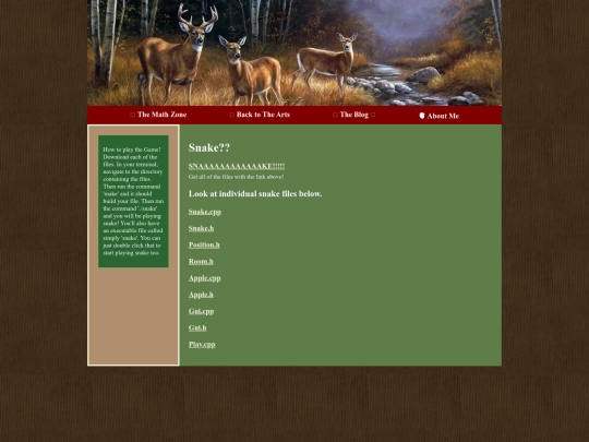 Arts/snake screenshot