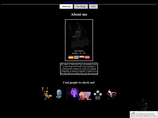 aboutme screenshot