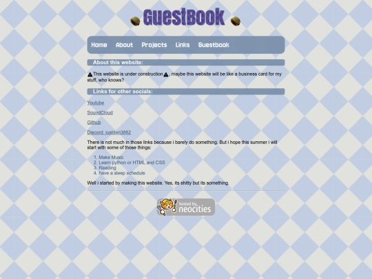 guestbook screenshot