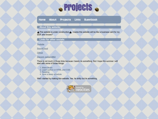 projects screenshot