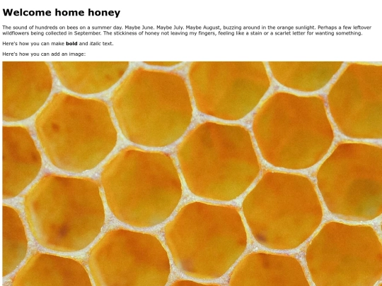 honey screenshot