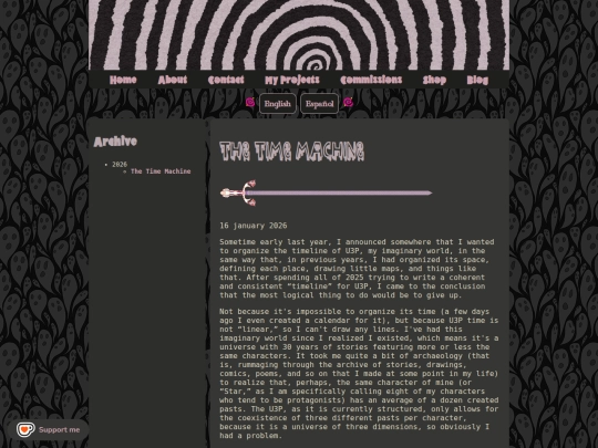blog screenshot