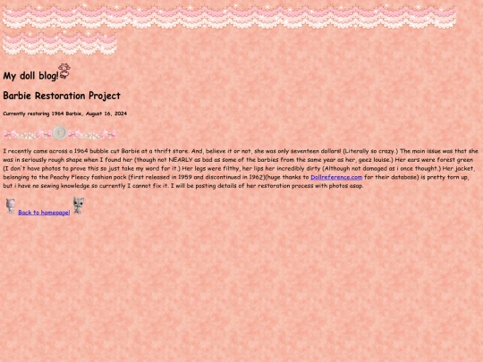 doll_blog screenshot