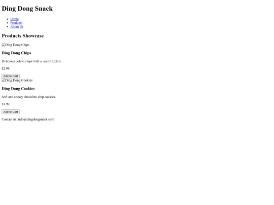 products screenshot