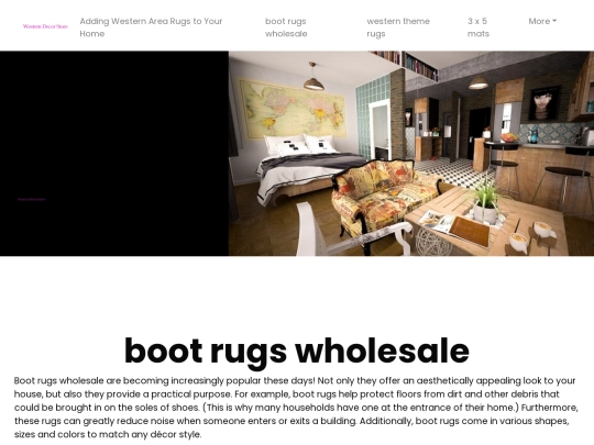 adding-western-interior-aread-design-rug-to-your-home/boot-rugs-wholesale screenshot