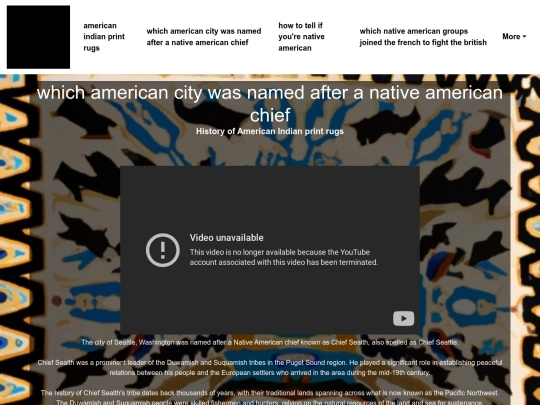 american-indian-print-rugs/which-american-city-was-named-after-a-native-american-chief screenshot