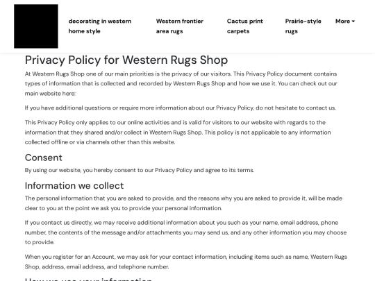 decorating-in-western-home-style/privacy-policy screenshot