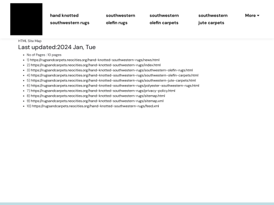 hand-knotted-southwestern-rugs/sitemap screenshot