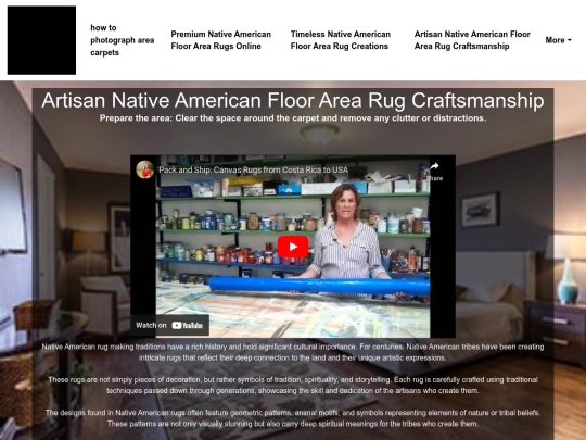 how-to-photograph-area-carpets/artisan-native-american-floor-area-rug-craftsmanship screenshot
