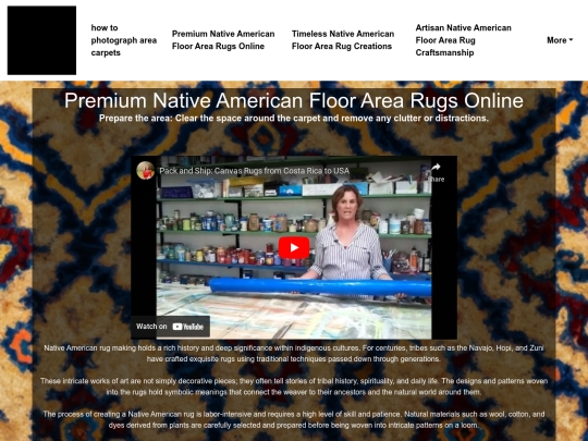 how-to-photograph-area-carpets/premium-native-american-floor-area-rugs-online screenshot