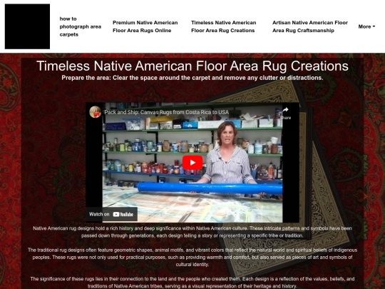 how-to-photograph-area-carpets/timeless-native-american-floor-area-rug-creations screenshot