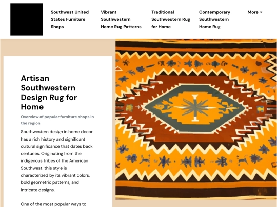 southwest-united-states-furniture-shops/artisan-southwestern-design-rug-for-home screenshot